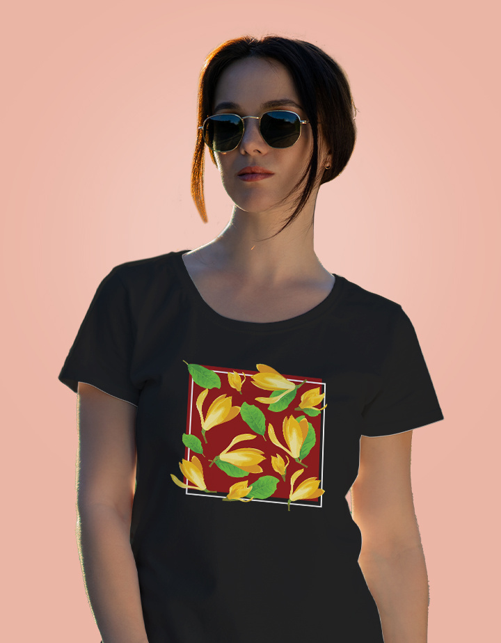 Chafa Collage Graphic Printed Regular Fit Cotton T-Shirt